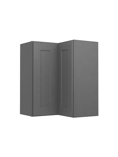 Shaker Grey Wer2430 Wall Easy Reach Cabinet Closed