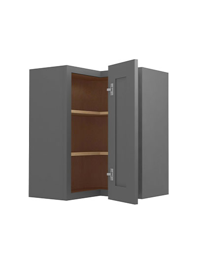 SG-WER2430: Shaker Grey 30″ High Wall Easy Reach Cabinet
