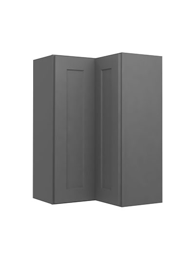 Shaker Grey Wer2436 Wall Easy Reach Cabinet Closed