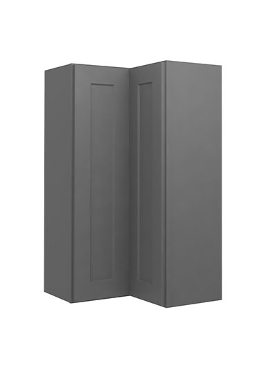Shaker Grey Wer2442 Wall Easy Reach Cabinet Closed