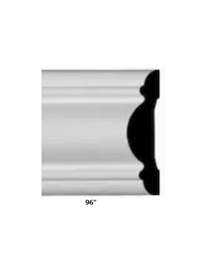 True Dove Shaker Chair Rail Molding FSM
