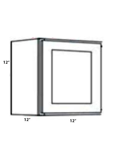 True Dove Shaker 12″x12″ Single Door Wall Cabinet