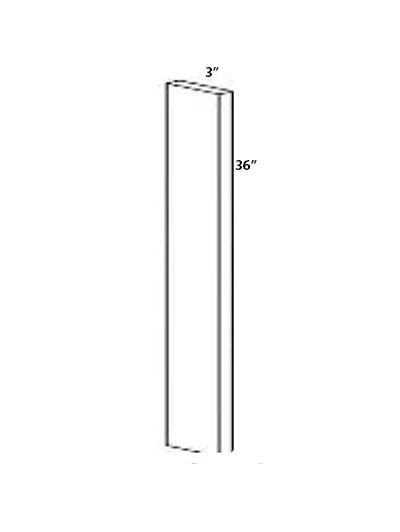 Pristine White Shaker 3″x36″ Wall Filler
