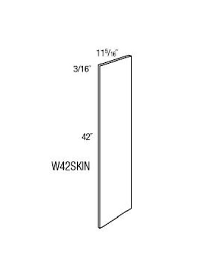 Pristine White Shaker 42″ Wall Skin