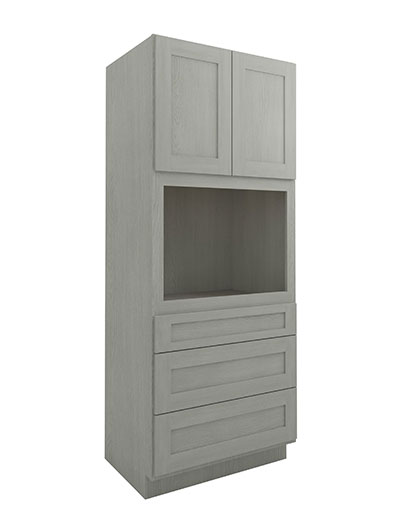 Nova Light Grey Shaker Oc3390b 3 Drawer 2 Door Oven Cabinet Closed