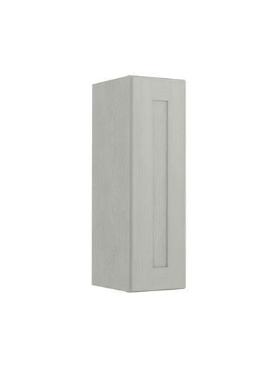Nova Light Grey Shaker W0930 Single Door Wall Cabinet Closed