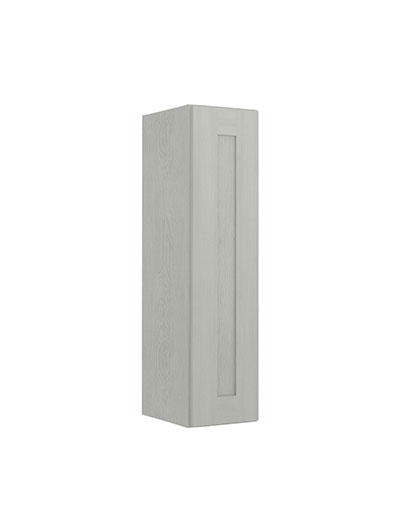 Nova Light Grey Shaker W0936 Single Door Wall Cabinet Closed