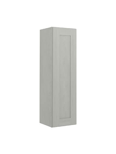 Nova Light Grey Shaker W1242 Single Door Wall Cabinet Closed