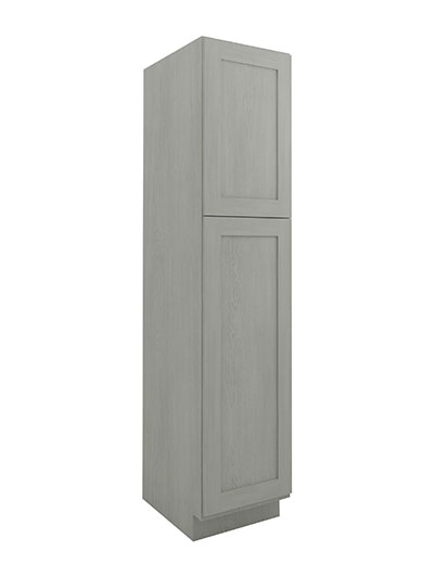 Nova Light Grey Shaker Wp1884 2 Door Pantry Cabinet Closed