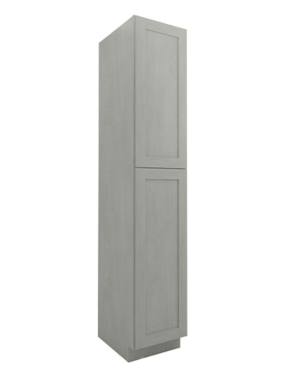 Nova Light Grey Shaker Wp1896 2 Door Pantry Cabinet Closed