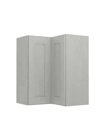 Nova Light Grey Shaker Wsq2430 Corner Wall Cabinet Closed