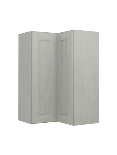 Nova Light Grey Shaker Wsq2436 Corner Wall Cabinet Closed