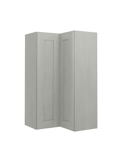 Nova Light Grey Shaker Wsq2442 Corner Wall Cabinet Closed