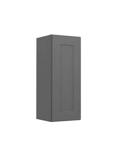 Shaker Grey W1530 Single Door Wall Cabinet Closed