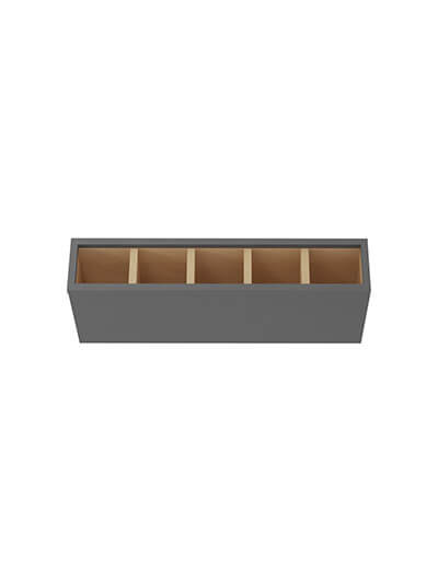 SG-WWC630: Shaker Grey Wine Cubby