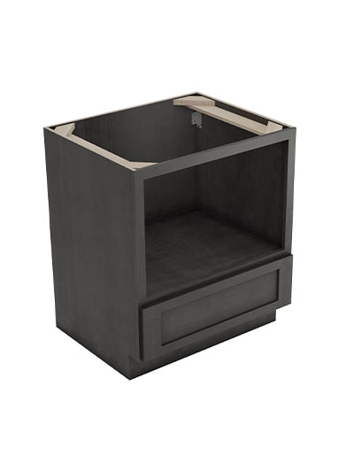 Greystone Shaker B30mw Microwave Base Cabinet Closed