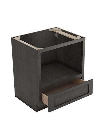 AG-B30MW (30″W): Greystone Shaker 30″ Microwave Base Cabinet