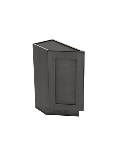 Greystone Shaker Btc12l Angle Base End Cabinet Closed