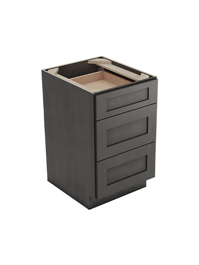Greystone Shaker Db21 3 Drawer Base Cabinet Closed
