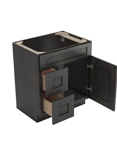 AG-S3021DL-34-1/2″: Greystone Shaker 30″ Left Drawers (2) Vanity