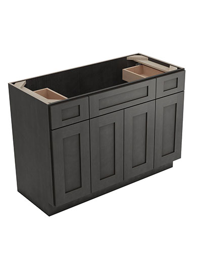 Greystone Shaker S4821b12d 2 Drawer Vanity Closed