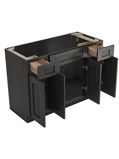 AG-S4821B12D-34-1/2″: Greystone Shaker 48″ Drawers (2) Vanity