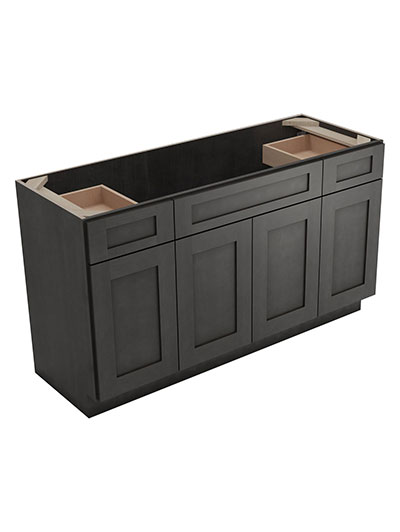 Greystone Shaker S6021b12d 2 Drawer Vanity Closed