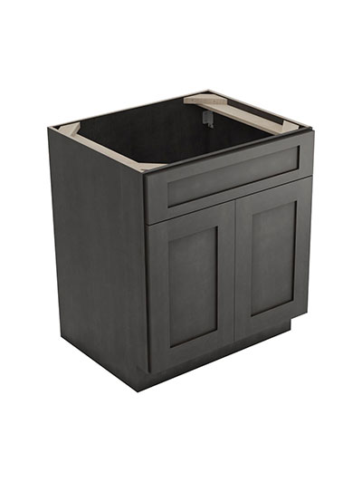 Greystone Shaker Sb30b 2 Door Sink Base Cabinet Closed