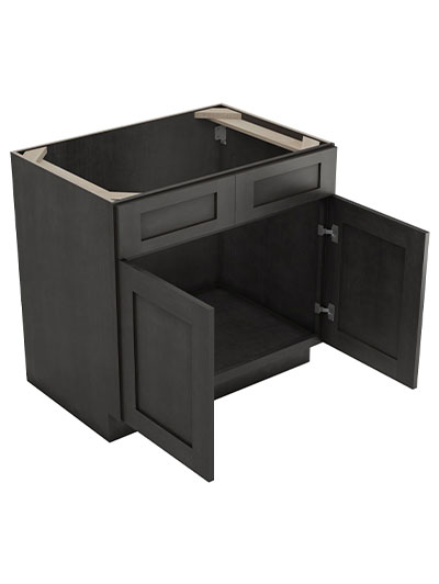 AG-SB36B: Greystone Shaker 36″ 2 Door Sink Base Cabinet