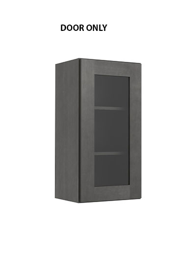 Greystone Shaker W1530gd Glass Door Closed