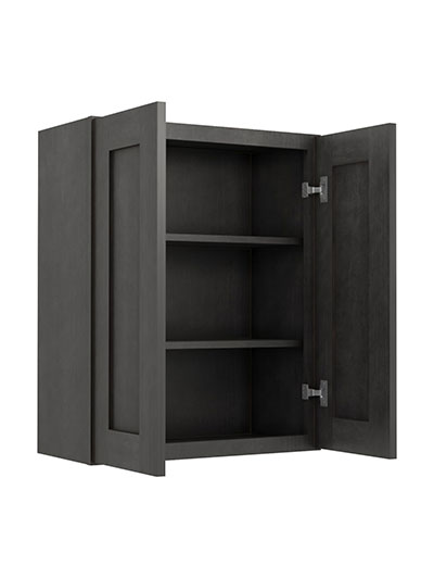 AG-W2430B: Greystone Shaker 24″ Double Door Wall Cabinet