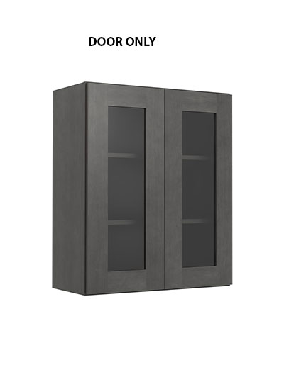 Greystone Shaker W2430bgd Glass Door Closed