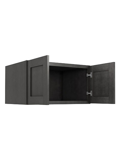 AG-W331824B: Greystone Shaker 33″ Refrigerator Wall Cabinet 24″ Deep