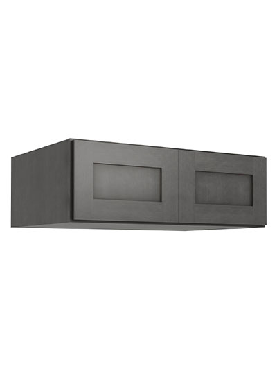 Greystone Shaker W361224b Refrigerator Wall Cabinet Closed
