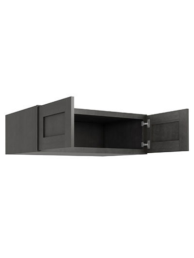 AG-W361224B: Greystone Shaker 36″ Refrigerator Wall Cabinet 24″ deep