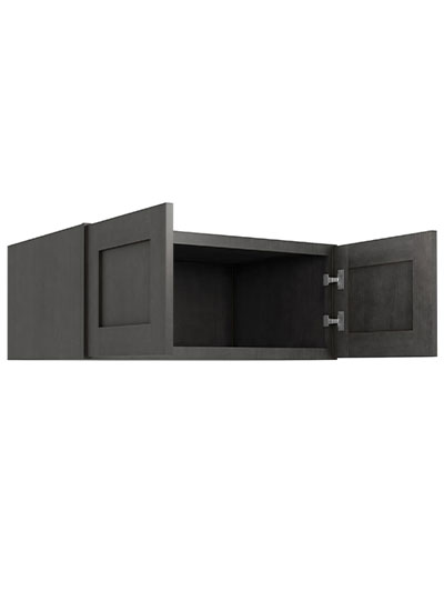 AG-W361524B: Greystone Shaker 36″ Refrigerator Wall Cabinet 24″ deep