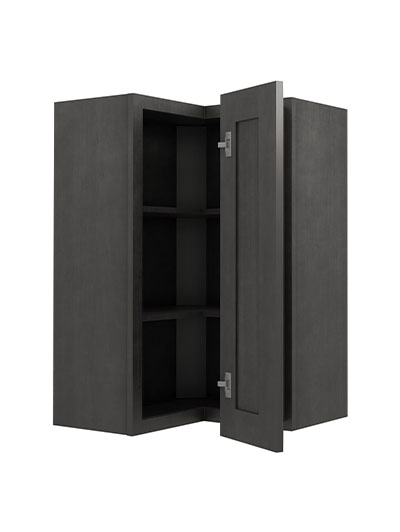 AG-WSQ2436: Greystone Shaker 24″ Corner Wall Cabinet