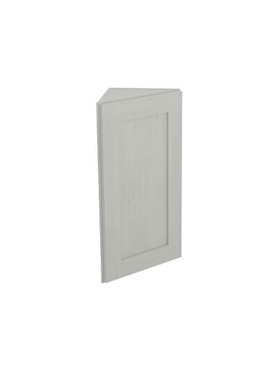 Nova Light Grey Shaker Aw36 Angled Wall End Cabinet Closed