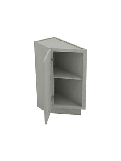 AN-BTC12L: Nova Light Grey Shaker 12″ Angle Base End Cabinet