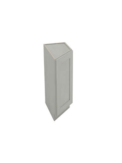 Nova Light Grey Shaker Btc12r Angle Base End Cabinet Closed