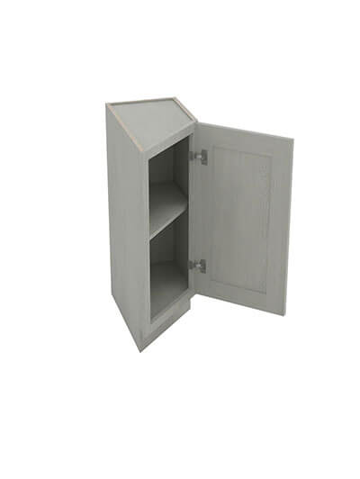 AN-BTC12R: Nova Light Grey Shaker 12″ Angle Base End Cabinet
