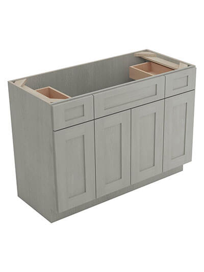 Nova Light Grey Shaker S4821b12d Drawers Vanity Closed