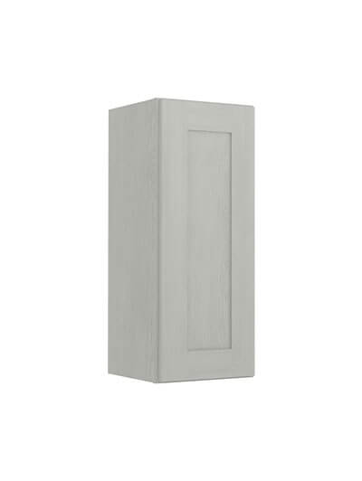 Nova Light Grey Shaker W1530 Single Door Wall Cabinet Closed