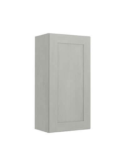 Nova Light Grey Shaker W1830 Single Door Wall Cabinet Closed