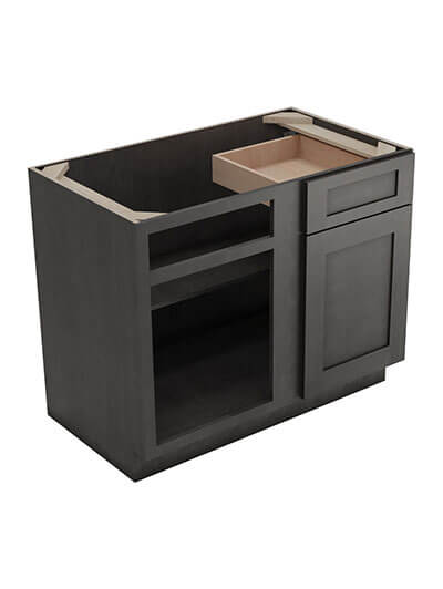 Greystone Shaker Bblc394236w Blind Corner Base Cabinet Closed