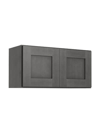Greystone Shaker W2415b Double Door Bridge Wall Cabinet Closed