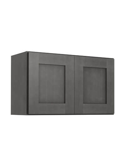 Greystone Shaker W2418b Double Door Bridge Wall Cabinet Closed