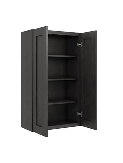 AG-W2742B: Greystone Shaker 27″ Double Door Wall Cabinet