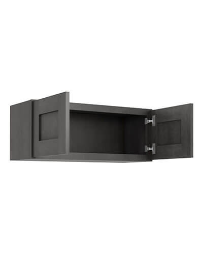 AG-W3612B: Greystone Shaker 36″ Double Door Bridge Wall Cabinet