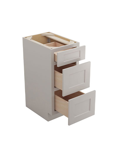 SD-3VDB15: Shaker Dove 15″ Vanity Drawer Base
